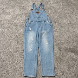 Women’s Light Blue Denim Overalls
